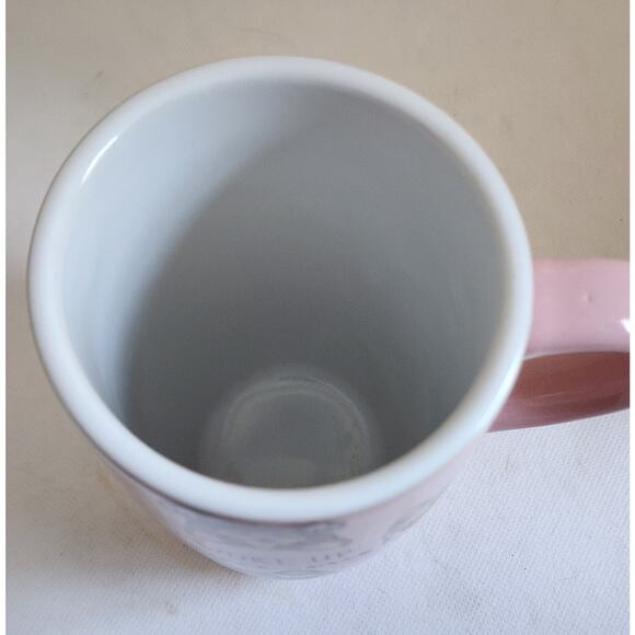 MUG/CUP-Sheffield Home-Corgi dog-Pink-"I Woke Up Corgie-ous!"-Tall-Holds 2-1/3C - Picture 6 of 9